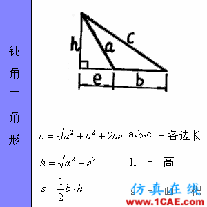 快接收，工程常用的各種圖形計算公式都在這了！AutoCAD技術圖片22