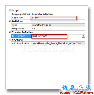 fluent單向流固耦合分析案例fluent分析圖片15