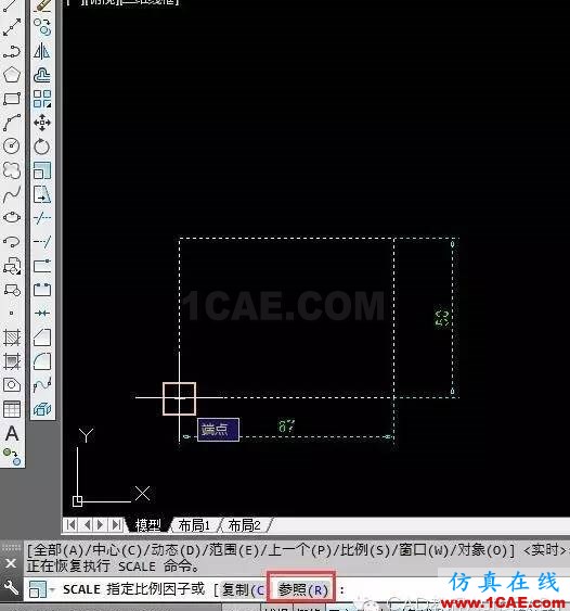 不計算縮放的比例因子如何根據(jù)最終的長度直接縮放？【AutoCAD教程】AutoCAD技術圖片4