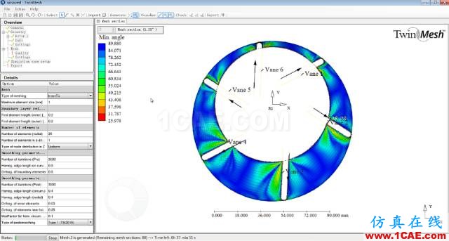 技術(shù)分享 | TwinMesh葉片泵流場(chǎng)仿真fluent分析圖片5
