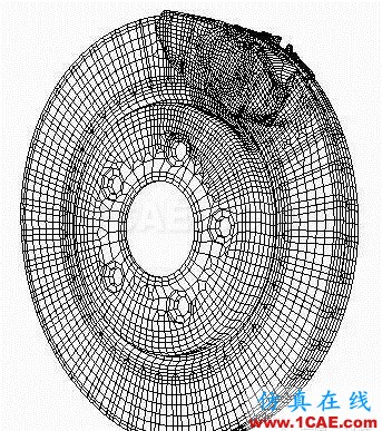 盤式制動器剎車噪音模擬分析hypermesh學(xué)習(xí)資料圖片2