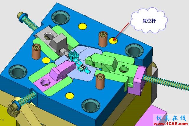 這套汽車傳感器支架精密模具如何設(shè)計？ug設(shè)計案例圖片23