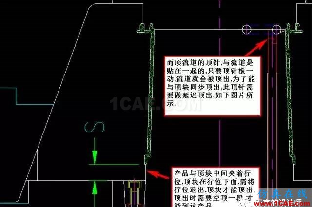 ug模具設(shè)計(jì)之其它頂出方式-前模頂出，油缸頂出-延遲頂出！ug模具設(shè)計(jì)技術(shù)圖片4