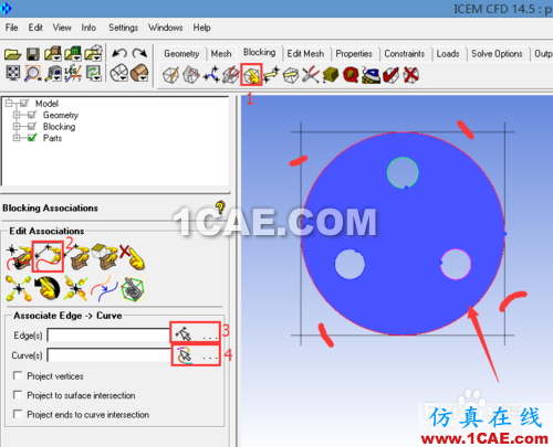 如何用ICEM對三角形特征幾何進行結(jié)構(gòu)網(wǎng)格劃分