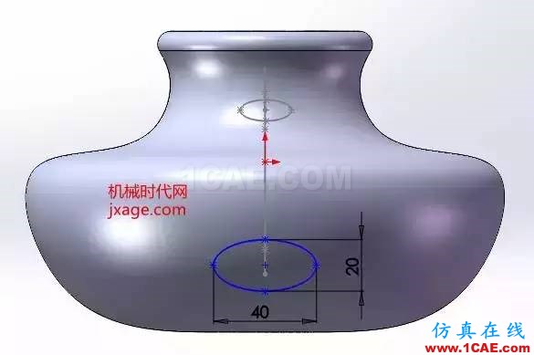 solidworks如何使用放樣特征？solidworks simulation培訓(xùn)教程圖片7