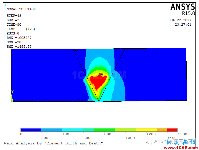 ANSYS生死單元之焊接過程模擬ansys分析案例圖片4