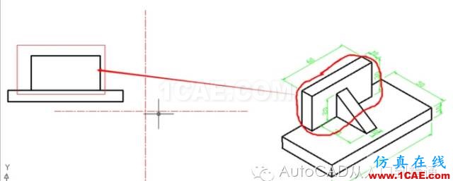 AutoCAD 繪制三視圖的基本步驟AutoCAD分析圖片7