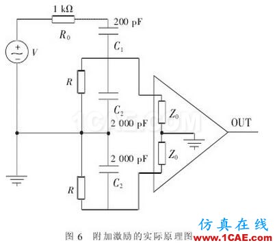 電磁流量計(jì)附加激勵(lì)的實(shí)際原理圖