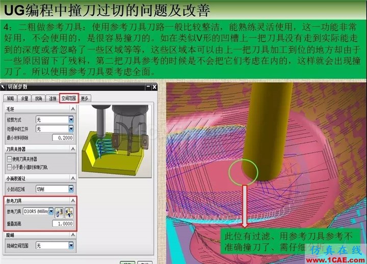 UG編程中撞刀過切的問題及改善ug設(shè)計案例圖片5