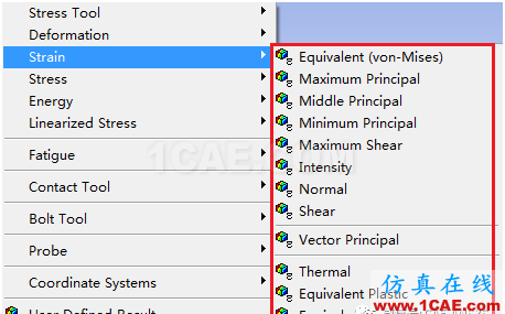 ANSYS Workbench結(jié)構(gòu)有限元后處理各項含義ansys圖片4