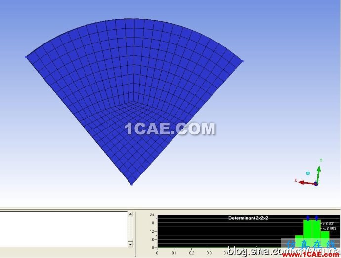 ICEM wbrY-Block為三角形結構實體劃分結構化網格