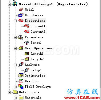 Maxwell穩(wěn)態(tài)磁場(chǎng)求解器仿真實(shí)例Maxwell分析圖片3