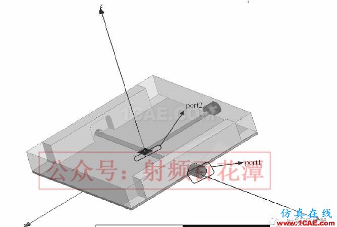 毫米波混頻器的屏蔽結構的研究HFSS結果圖片7