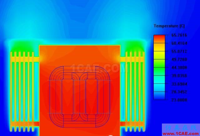 Icepak培訓(xùn)教程:對變壓器進(jìn)行不同環(huán)境下的散熱模擬計(jì)算ansys結(jié)構(gòu)分析圖片13