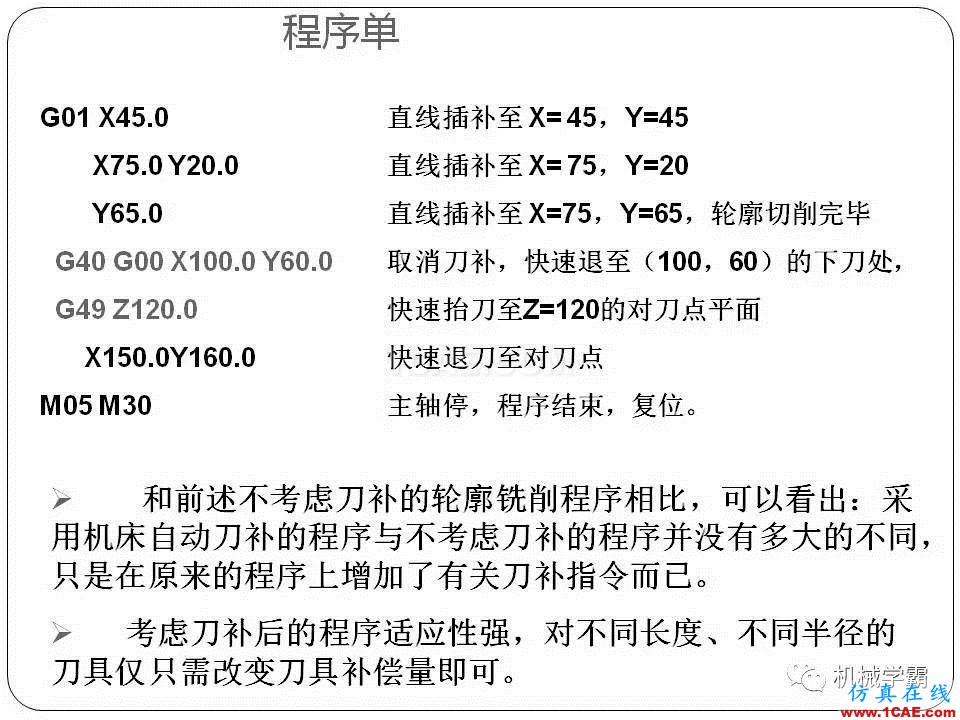 【收藏】數(shù)控銑床的程序編程PPT機(jī)械設(shè)計(jì)教程圖片54