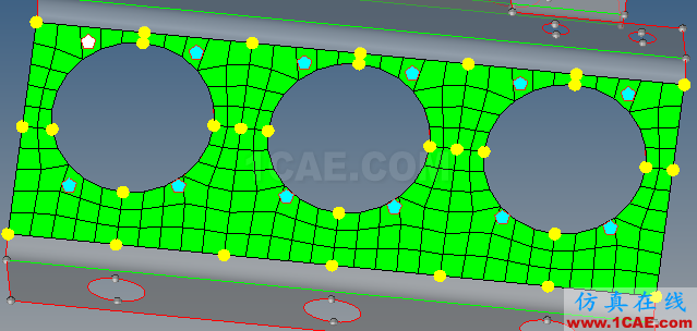 大孔周圍的網(wǎng)格調(diào)整（Hypermesh基礎(chǔ)入門 12）hypermesh應用技術(shù)圖片9