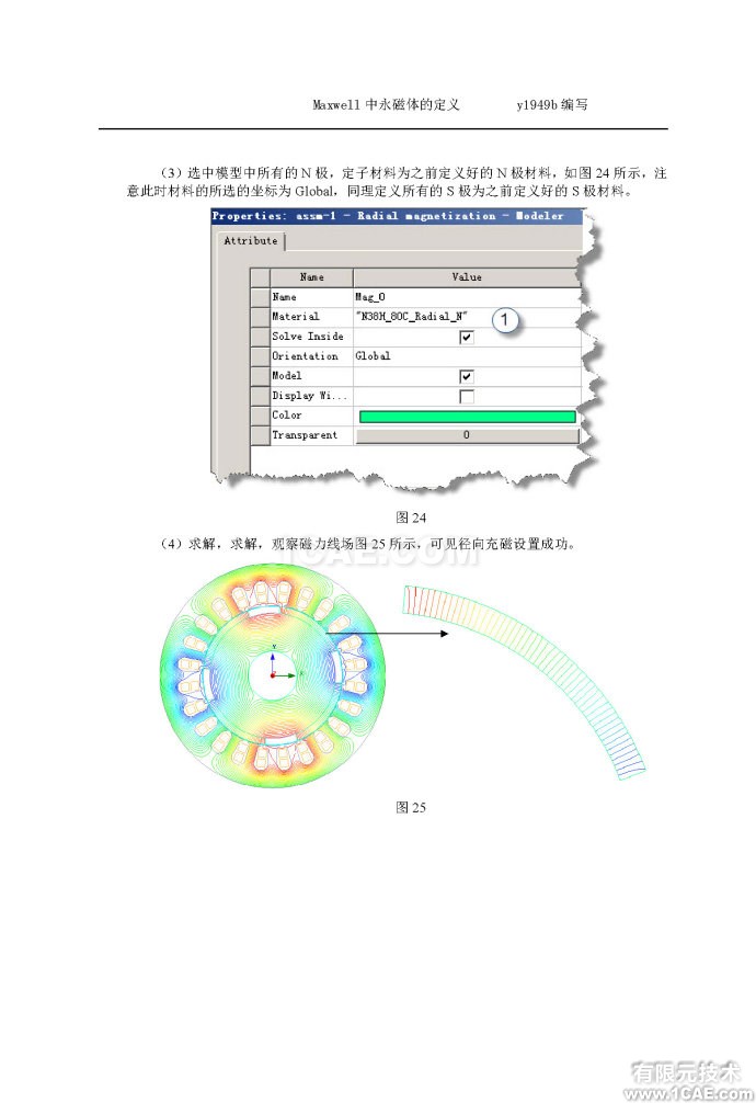 Maxwell中永磁體的定義