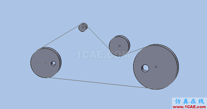 solidworks如何使用布局草圖創(chuàng)建皮帶仿真？solidworks simulation應(yīng)用技術(shù)圖片10