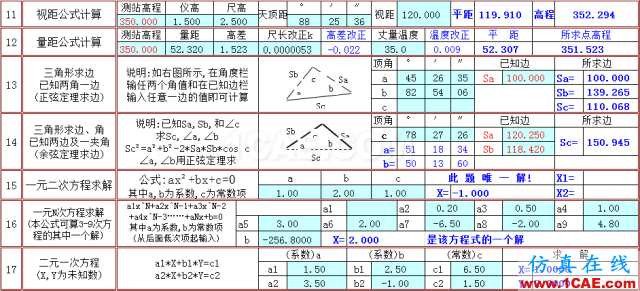 快接收，工程常用的各種圖形計算公式都在這了！AutoCAD分析圖片11