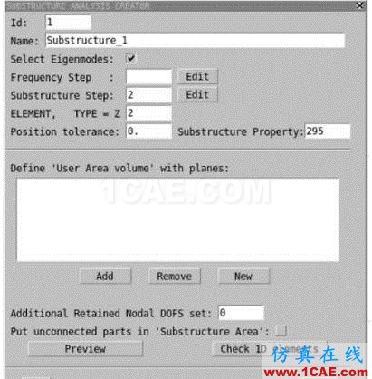 ANSA小竅門-“設置ABAQUS子結構”ANSA分析圖片3